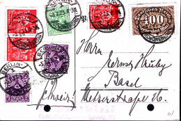 1923-GERMANIA WEIMAR Corno Di Posta M.40 E Due M.2 + Soggetti Diversi M.400 E Tr - Briefe U. Dokumente