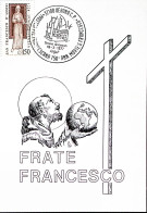 1977-VERONA Mostra Fil Francescana 750 Morte (18.3) Annullo Speciale Su Cartolin - 1971-80: Marcophilia