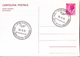 1973-VERONA Gemellaggio Verona-Salisburgo (13.5) Annullo Speciale Su Cartolina P - 1971-80: Marcophilia