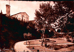 1952-BRESCIA Il Castello Visto Da Nord Con La Torre Mirabella Viaggiata - Brescia