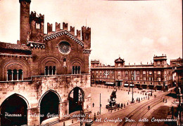1953-PIACENZA Palazzo Gotico E Palazzo Del Consiglio Prov Delle Corporazioni Via - Piacenza