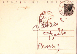 1955-Cartolina Postale Siracusana Lire 20 Utilizzata Come Ricevuta Di Ritorno De - 1946-60: Marcophilia