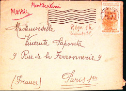 1953-LEONARDO Lire 25 Isolato Su Busta Torino (16.10) Per La Francia Tariffa Age - 1946-60: Marcophilia