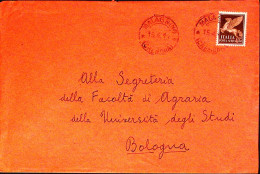 1944-Posta Aerea C.50 Isolato Su Busta Malagnino (16.4) - Storia Postale