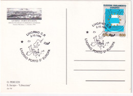 1994-LIVORNO PORTO D'EUROPA (2.10) Annullo Speciale Su Cartolina - 1991-00: Poststempel