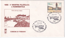 1988-PAULLO MOSTRA CONVEGNO FILATELICO (9.10) Annullo Speciale Su Busta - Manifestazioni