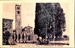 1942-LUCCA Dintorni Piazzale Della Chiesa Di Segromigno In Monte Viaggiata Affra - Lucca