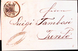 1858-AUSTRIA Aquila Bicipite K.9 II^tipo Ben Marginato Su Soprascritta Vienna (2 - Other & Unclassified