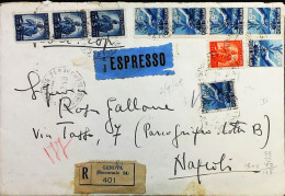 Italy - Repubblica - Democratica Espresso Da Genova - S7104 - 1946-60: Marcophilia