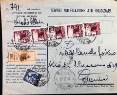 Italy - Repubblica - Democratica Raccomandata Da Patti - S7082 - 1946-60: Marcophilia