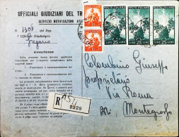 Italy - Repubblica - Democratica Raccomandata Da Asti - S7078 - 1946-60: Marcophilia