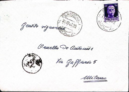 1942-MARIDIST SASENO Manoscritto Al Verso Busta SASENO/ISOLA C.2 (21.12) Affranc - Saseno