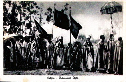 Y1936-ERITREA Processione Copta Viaggiata Posta Militare/104 (9.1) Non Affrancat - Eritrea