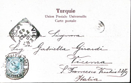 1902-AUSTRIA Uffici Postale Levante Jerusalem/Oesterreich Post (11.3) Su Cartoli - Autres & Non Classés
