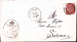 1883-BUTINO C1+sbarre (11.6) Su Piego Affrancata C.10 - Storia Postale