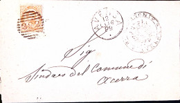 1899-AVERSA C1+sbarre (12.7) Su Piego Affrancata C.10 - Marcofilie