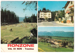 1977-RONZONE (Val Di Non) Saluti Da, Viaggiata Affrancata Redditi Lire 120 - Trento