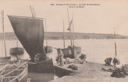29 PORT-MANECH   Rivière De  PONT- AVEN   La Cale De Port-Manech Retour De Pêche TB PLAN Env.1910.  RARE - Névez
