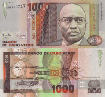 CAPE VERDE 1000 Escudos From 1989, P60, UNC - Kaapverdische Eilanden