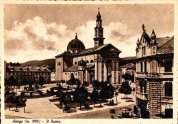 1942-ASIAGO Il Duomo Viaggiata (26.8) Affrancata Propaganda C.30 Marina - Vicenza