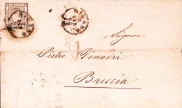1862-CIFRA IN RILIEVO C.2 Ben Marginato Su Circolare A Stampa Milano (9.1) - Storia Postale