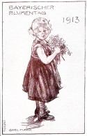 1913-Baviera Cartolina Postale P.5 Giornata Del Fiore Nuova - Other & Unclassified