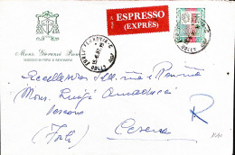 1987-ALTI VALORI Lire 3000 Isolato Su Espresso Forlì (15.6) - 1981-90: Marcofilie