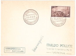 1948-CASTIGLIONE Delle STIVIERE 1 Mostra Filatelica (29.6) Annullo Speciale Su C - 1946-60: Poststempel