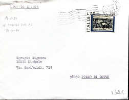 1977-ESPOSIZIONE ITALIA1976 Lire 70 Isolato Su Stampe Milano (17.2) - 1971-80: Marcophilie