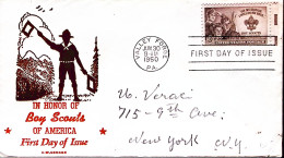 1950-U.S.A.  In Onore Boy Scouts Fdc - 1941-1950