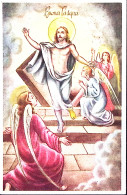 1954-TURISTICA Lire 10 Isolato Su Cartolina Buona Pasqua Ann.Perugia (14.4) - 1946-60: Marcofilie