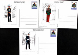 1979-SAN MARINO Cartolina Postale Lire 120 Uniformi Serie Completa Di 6 Cartolin - Postwaardestukken