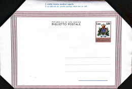 1978-SAN MARINO Biglietto Postale Lire 120 Nuovo - Postal Stationery