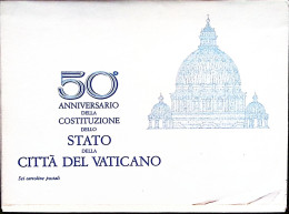 1979-VATICANO 50 Anniversario Della Stato Serie Completa 6 Cartoline Postali Lir - Postwaardestukken