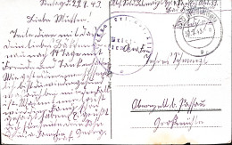 1943-GERMANIA REICH Bad Kissingen Viaggiata In Franchigia (30.8) - Lettres & Documents