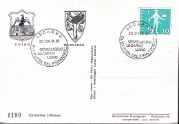 1961-Svizzera Locarno III^Mostra Francobollo Gemellaggio Locarno Luino Annullo S - Sonstige & Ohne Zuordnung