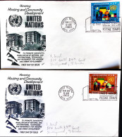 1962-Nazioni Unite-ONU New York Programma Sviluppo Urbanesimo Serie Completa Su  - Other & Unclassified
