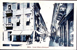 1944-ADRIA Corso Vittorio Emanuele Viaggiata Affr. Imper. Sopr. C.50 - Rovigo