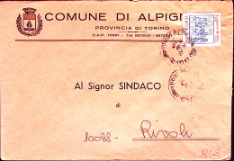 1974-ARIOSTO Lire 50 Isolato Su Busta Alpignano (4.10) - 1971-80: Poststempel