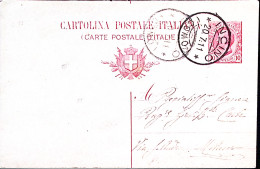 1911-INCINO/COMO C.2 (20.7) Su Cartolina Postale Leoni C.10 Mill. 10 - Postwaardestukken
