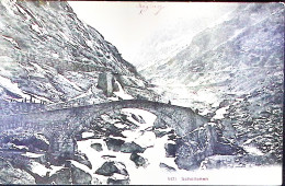 1913-Svizzera Schollenen Viaggiata In Franchigia Lin Militarpost/Fest-Art Kp 6 A - Other & Unclassified