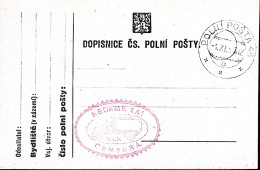 1938-CECOSLOVACCHIA POLNI Posta 45/a/C.S.P. C.2 (1.11) Su Cartolina Franchigia - Other & Unclassified