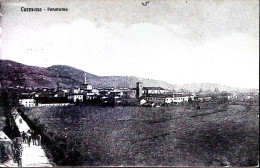 1917-CORMONS Panorama Viaggiata Con Tondo Comando Presidio E Tappa - Gorizia