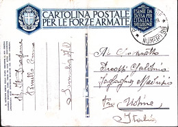 1935-Posta Militare/NUMERO 98 C.2 (20.11) Su Cartolina Franchigia Piega Centrale - Guerre 1939-45