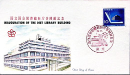 1961-Giappone Inaug. Biblioteca Nazionale (692) Fdc - FDC