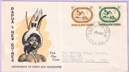 1963-Papua New Guinea Giochi Sud Pacifico Fdc - Papua New Guinea