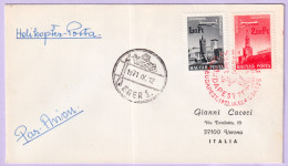 1971-Ungheria Volo Elicottero/Budapest (12.9) Annullo Speciale - Postmark Collection