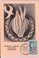 1961-Francia Federazione Mondiale Ex-combattenti (1292) Fdc Maximum - 1960-1969