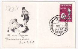 1959-Argentina Giochi Panamericani Boxe (608) Fdc - FDC