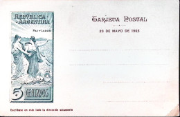 1903-Argentina Cartolina Postale C.5 Pubblicitaria Lago Inferior-Chubut Nuova - Postwaardestukken